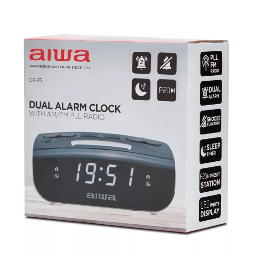 Aiwa CR-15 RÁDIÓ ASZTALI ÓRÁS