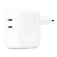   Apple MW2K3ZM/A HÁLÓZATI TÖLTŐ 2 TYPE-C, 35W, PD GYORSTÖLTŐ, MNWP3ZM/A UTÓD, FEHÉR
