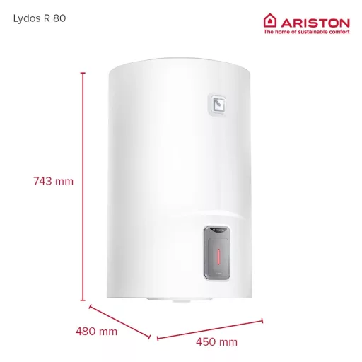 Ariston LYDOS R 80 V 1,8K EU 3201911 FORRÓVÍZTÁROLÓ