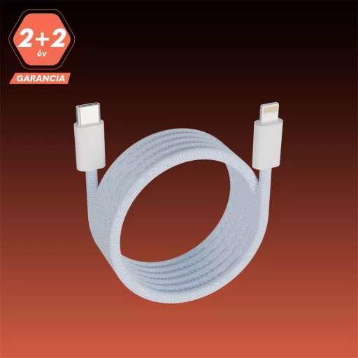 Avax CB611LB TÖLTŐKÁBEL USB-C - LIGHTNING 27W, MÁGNESES, KÉK