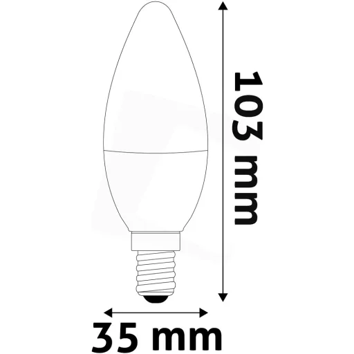 Avide ABC14NW-2.5W LED CANDLE IZZÓ 2.5W E14 NW 4000K