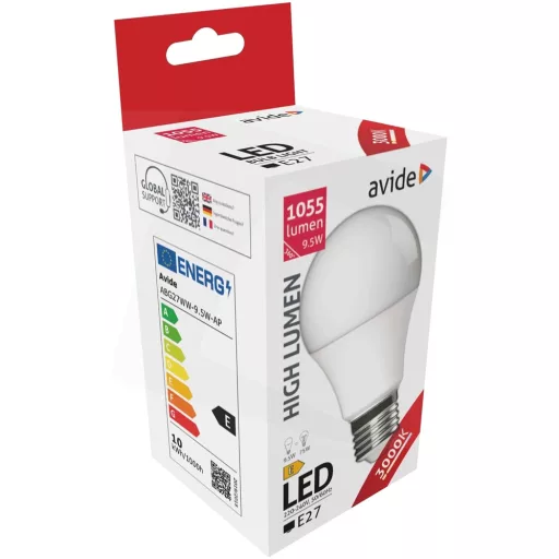 Avide ABG27WW-9.5W-AP LED GLOBE IZZÓ A60 9.5W E27 WW 3000K