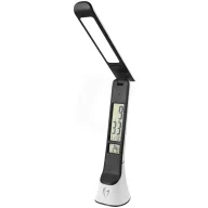   Avide ABLDLC-6W-WB-HG ASZTALI LÁMPA LED BŐRHATÁSÚ FEHÉR-FEKETE 5W