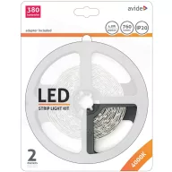   Avide ABLSBL12V2835-60NW LED SZALAG BLISZTER 12V 4.8W SMD2835 60LED/M 4000K IP20 2m