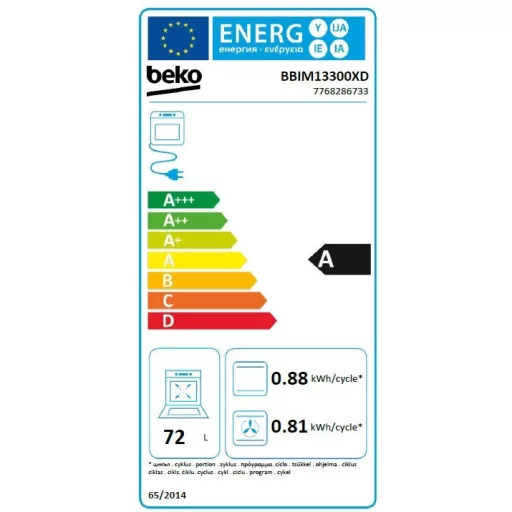 Beko BBIM13300XD SÜTŐ BEÉPÍTHETŐ