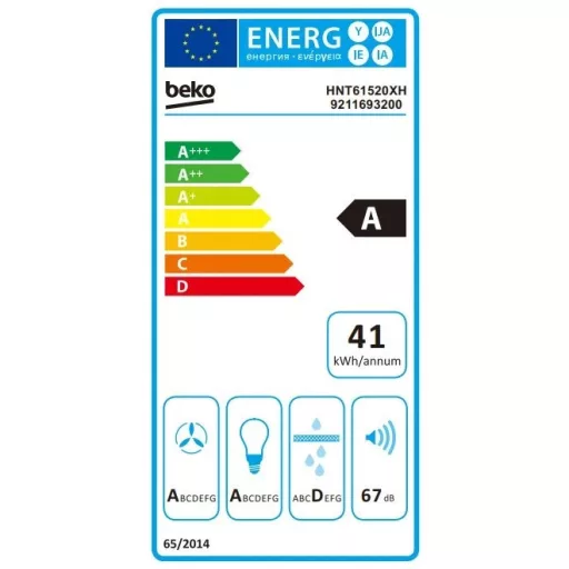 Beko HNT61520XH PÁRAELSZÍVÓ BEÉPÍTHETŐ