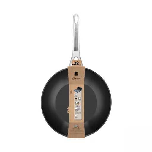 Bergner BG-34526-BK-KF WOK SERPENYŐ 28 CM