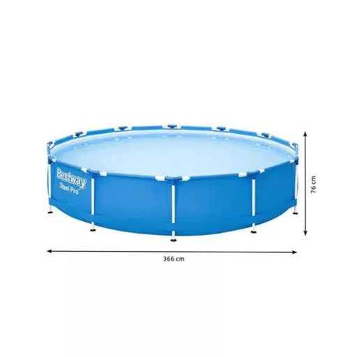 Bestway 56681 MEDENCE MEREVFALÚ VÍZFORGATÓS 366 X 76 CM