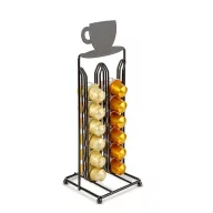   Bewello BW0998 FÉM KÁVÉKAPSZULA TARTÓ, 28 DB NESPRESSO KAPSZULÁHOZ