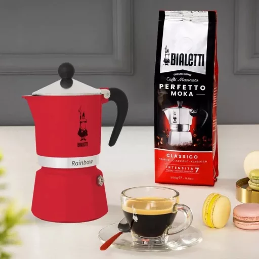 Bialetti 4962 RAINBOW KÁVÉFŐZŐ KOTYOGÓS 3 SZEMÉLYES