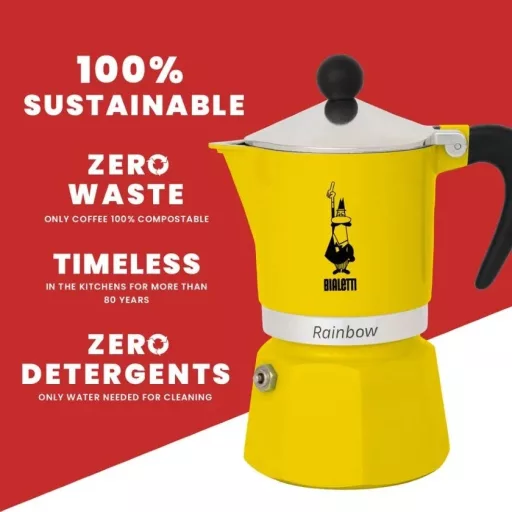 Bialetti 4982 RAINBOW KÁVÉFŐZŐ KOTYOGÓS 3 SZEMÉLYES