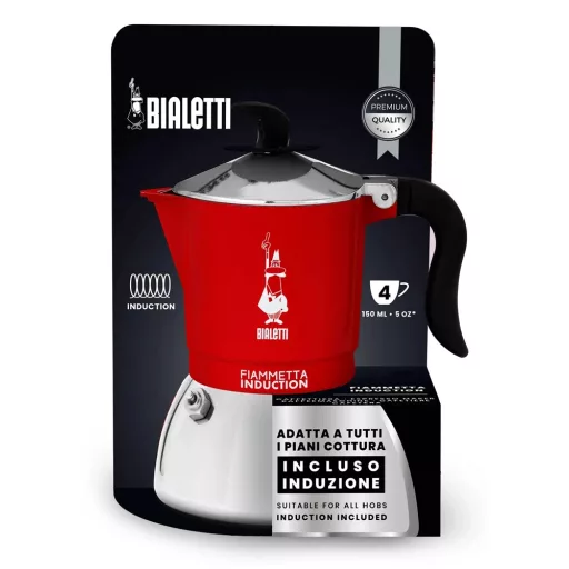 Bialetti 7144 FIAMMETTA KÁVÉFŐZŐ KOTYOGÓS 4 SZEMÉLYES INDUKCIÓS