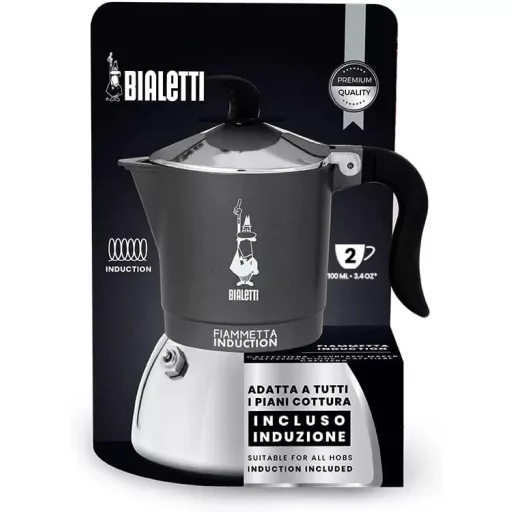 Bialetti 7148 FIAMMETTA KÁVÉFŐZŐ KOTYOGÓS 2 SZEMÉLYES INDUKCIÓS