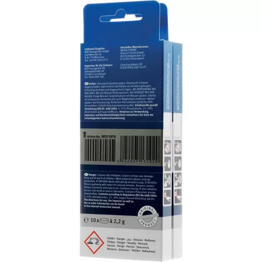 Bosch 00312503 TISZTÍTÓ TABLETTA 2*10 DB