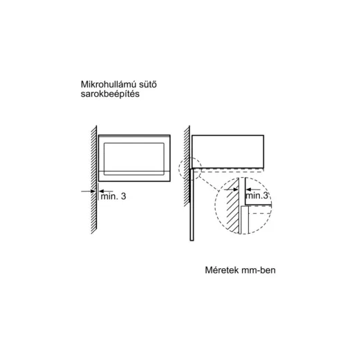 Bosch BFL554MS0 MIKROHULLÁMÚ SÜTŐ BEÉPÍTHETŐ