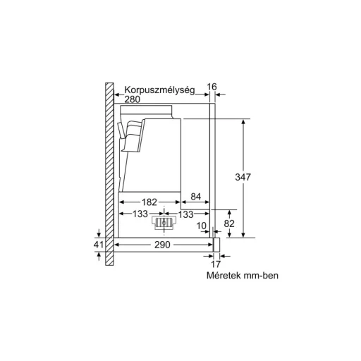Bosch DFS067A51 PÁRAELSZÍVÓ BEÉPÍTHETŐ