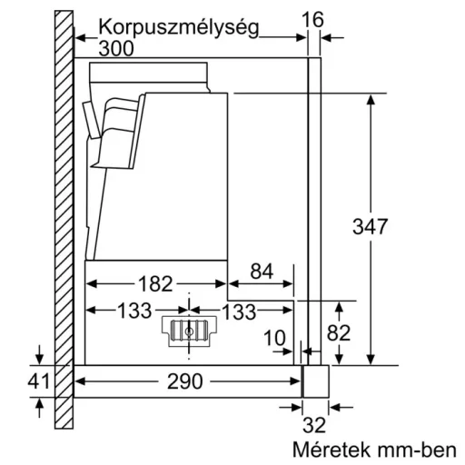 Bosch DFS067K51 PÁRAELSZÍVÓ BEÉPÍTHETŐ