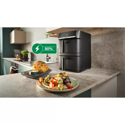 Bosch MAFD661B4 FORRÓLEVEGŐS SÜTŐ 12 LITERES 2 FIÓK