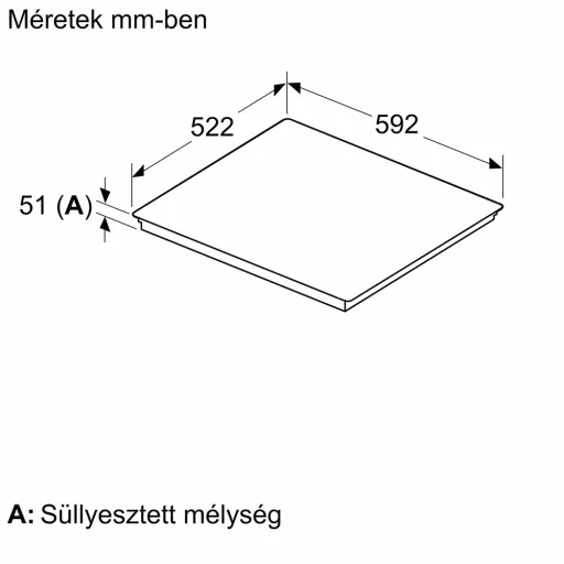 Bosch PIF651HC1E FŐZŐLAP BEÉPÍTHETŐ INDUKCIÓS