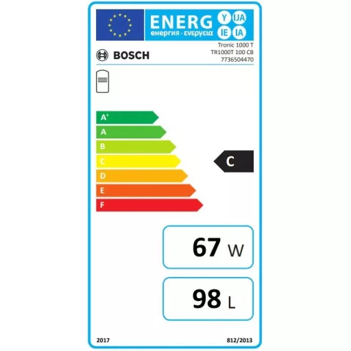 Bosch TR1000T 100 CB BAL FORRÓVÍZTÁROLÓ