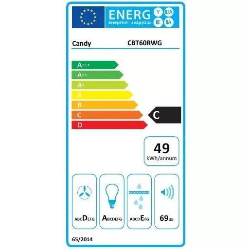 Candy CBT60RWG PÁRAELSZÍVÓ BEÉPÍTHETŐ