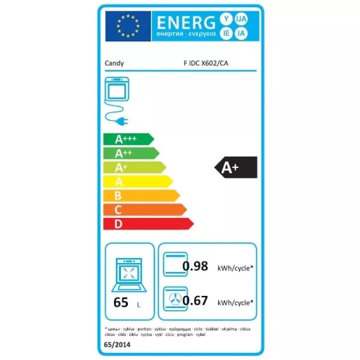 Candy F IDC X602/CA SÜTŐ BEÉPÍTHETŐ ELEKTROMOS
