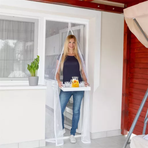 Delight 11398WH MÁGNESES SZÚNYOGHÁLÓ FÜGGÖNY AJTÓRA