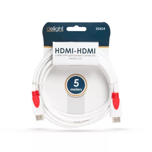 Delight 20424 HDMI KABEL HDMI-HDMI 5M 3D 1.4