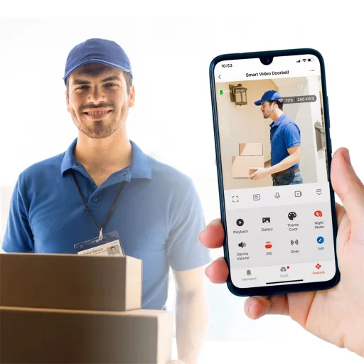 Delight Smart 55385WH SMART WI-FI-S VIDEÓ KAPUTELEFON SZETT AKKUMULÁTOROS