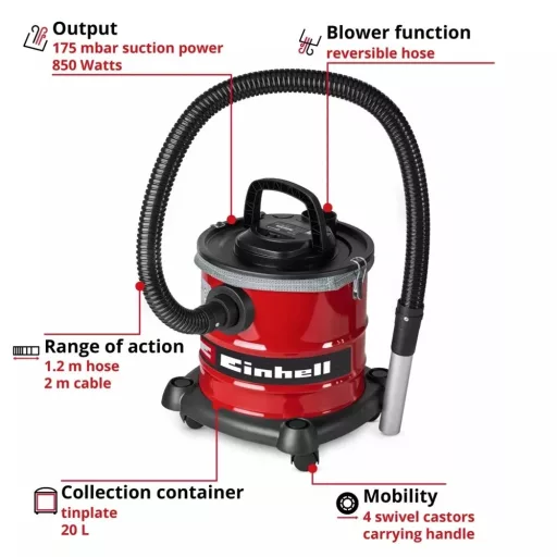 Einhell TC-AV 2032 DW HAMUPORSZÍVÓ