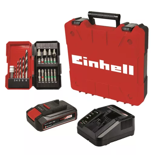 Einhell TE-CD 18/2 LI-I +22 (1X2,5 AH) AKKUS ÜTVEFÚRÓ-CSAVAROZÓ SZETT