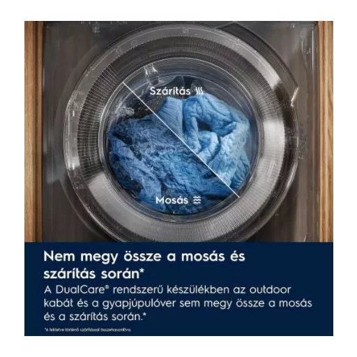 Electrolux EW7W2682E MOSÓ-SZÁRÍTÓGÉP GŐZ FUNKCIÓVAL