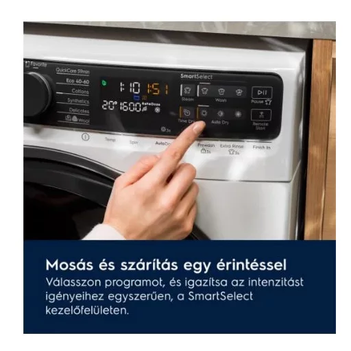 Electrolux EW7W5697QE MOSÓ-SZÁRÍTÓGÉP GŐZ FUNKCIÓVAL