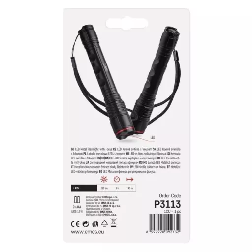 Emos P3113 LED ELEMLÁMPA FÓKUSZÁLHATÓ 120LM