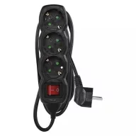   Emos PC1321R HOSSZABBÍTÓ 1,5 M / 3 ALJZAT / KAPCSOLÓS / 1,5 MM2