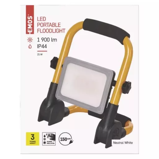 Emos ZS3322 LED REFLEKTOR HORDOZHATÓ 21W 1900LM IP44 NW