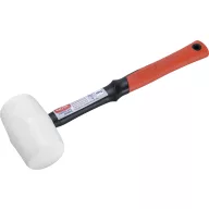   Extol Premium 8811111 GUMIKALAPÁCS ÜVEGSZÁLAS NYÉLLEL, FEHÉR GUMI , 50 MM, 0,28 KG