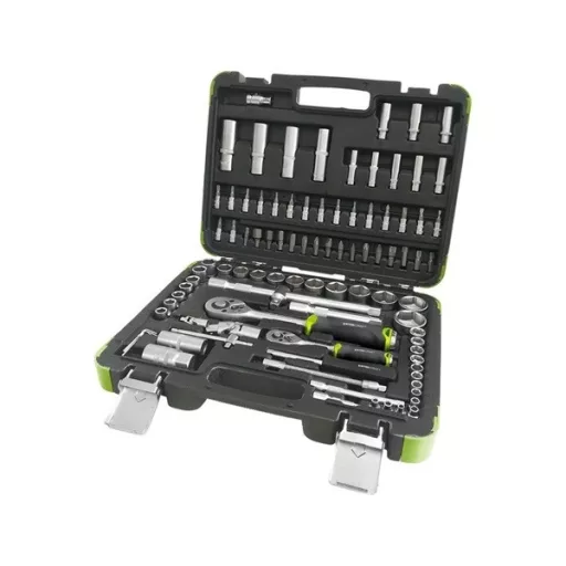 Extol Craft 918094 DUGÓKULCS KÉSZLET, RACSNIS, 1/4" 1/2", 94DB