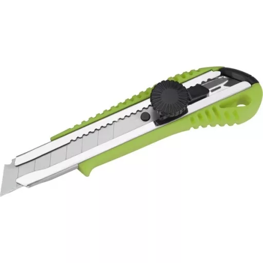 Extol Craft 955007 TAPÉTAVÁGÓ KÉS, 18MM, FÉMHÁZ, CSAVAROS RÖGZ. AUTOLOCK , BLISZTEREN