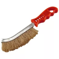   Extol Craft 960016 DRÓTKEFE HAJLÍTOTT, MŰANYAG NYÉL, REZEZETT, 24CM, 30MM SZÁLHOSSZ