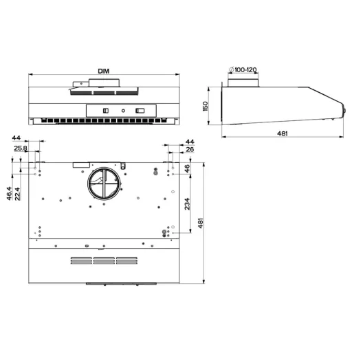 Faber 741 BASE BR/X A60 PÁRAELSZÍVÓ