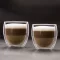 Family 57176J ÜVEGPOHÁR DUPLAFALÚ CAPPUCCINO 250 ML 2 DB