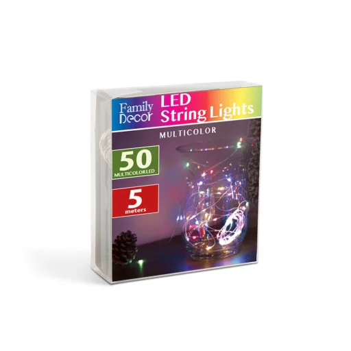 Family Decor 58041B LED FÉNYFÜZÉR 5 M MULTICOLOR