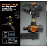 Fiskars 1027050 PULZÁLÓ ESŐZTETŐ, TRIPOD TALP, BEKI