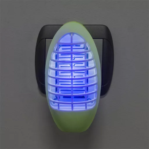 Garden of Eden 55650 ELEKTROMOS ROVARCSAPDA - LED-ES, TISZTÍTÓ KEFÉVEL - 230V, 800 V, 11 CM