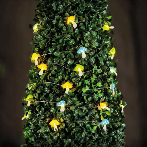 Garden of Eden 58220C SZOLÁR LED FÉNYFÜZÉR, GOMBA