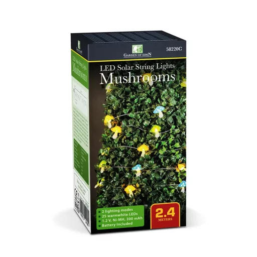 Garden of Eden 58220C SZOLÁR LED FÉNYFÜZÉR, GOMBA