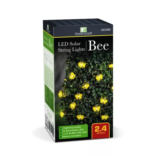 Garden of Eden 58220D SZOLÁR LED FÉNYFÜZÉR, MÉHECSKE