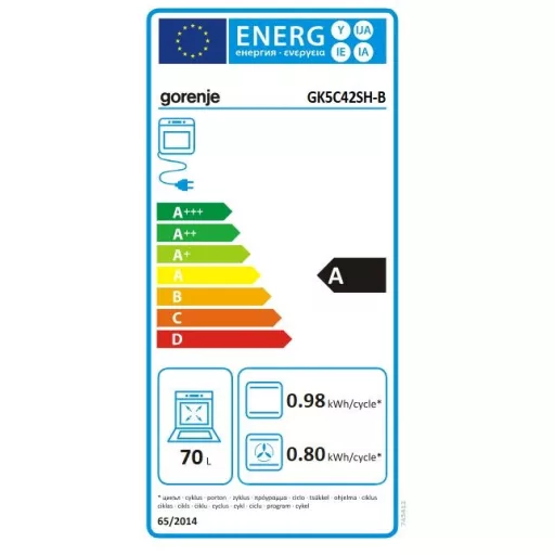 Gorenje GK5C42SH-B TŰZHELY KOMBINÁLT