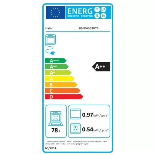 Haier H6 ID46G3HTB SÜTŐ BEÉPÍTHETŐ ELEKTROMOS